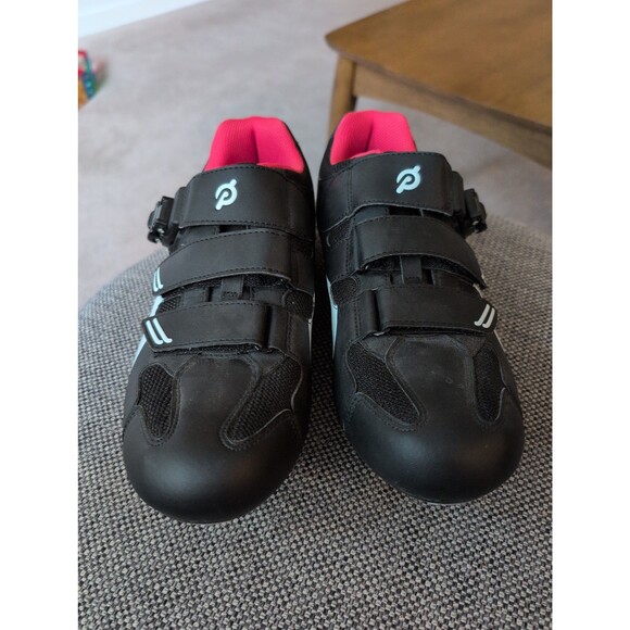 EUC Peloton cycling bike shoes with look delta cleats EU 43 US men's 10 - Picture 2 of 7